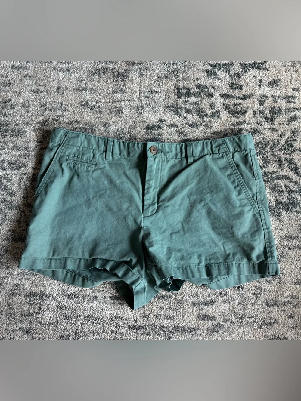 GAP Teal Green Cotton Bermuda Shorts